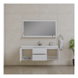 small bathroom vanity with drawers Alya Vanity with Top White