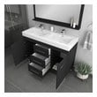 60 inch vanity base Alya Vanity with Top Bathroom Vanities Black Modern