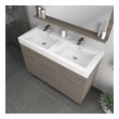 bathroom small vanity with sink Alya Vanity with Top Gray Modern