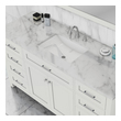 small bath vanity Alya Vanity with Top White Modern