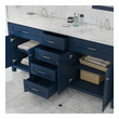 3 drawer bathroom cabinet Alya Vanity with Top Blue