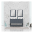 bathroom over the sink cabinets Alya Vanity with Top Gray Modern