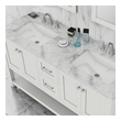 small sink cupboard Alya Vanity with Top White Modern