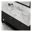 70 bathroom vanity top single sink Alya Vanity with Top Espresso Modern