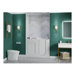 replace garden tub with shower Anzzi BATHROOM - Bathtubs - Walk-in Bathtubs - Dual White