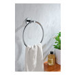 Anzzi BATHROOM - Bath Accessories - Towel Rings Towel Rings Chrome