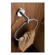 stainless steel bathroom towel holder Anzzi BATHROOM - Bath Accessories - Towel Rings Nickel