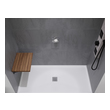 folding seat for bathroom Anzzi BATHROOM - Bath Accessories - Shower Seats Teak