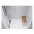 folding shower Anzzi BATHROOM - Bath Accessories - Shower Seats Teak