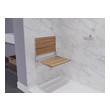 bath seat with arms Anzzi BATHROOM - Bath Accessories - Shower Seats Teak