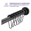 built in seat shower Anzzi BATHROOM - Bath Accessories Matt Black
