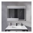 glass vanity with mirror and lights Anzzi BATHROOM - Mirrors - LED Mirrors Silver