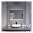 bathroom mirror vanity lights Anzzi BATHROOM - Mirrors - LED Mirrors Silver