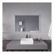 single mirror over double vanity Anzzi BATHROOM - Mirrors - LED Mirrors Silver
