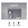 bathroom ideas for small bathroom Anzzi BATHROOM - Mirrors - LED Mirrors Silver