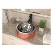single sink bathroom Anzzi BATHROOM - Sinks - Vessel - Copper Nickel