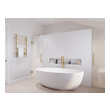 Anzzi BATHROOM - Bathtubs - Freestanding Bathtubs - One Piece - Man Made Stone Free Standing Bath Tubs White