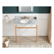 small vanity basin Anzzi BATHROOM - Console Sinks - Sink & Frame Rose Gold