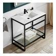 vanity shopping Anzzi BATHROOM - Console Sinks - Sink & Frame Matte Black
