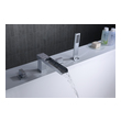 tub with waterfall Anzzi BATHROOM - Faucets - Bathtub Faucets - Deck Mounted Chrome
