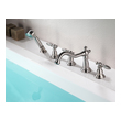 shower and bath set Anzzi BATHROOM - Faucets - Bathtub Faucets - Deck Mounted Nickel