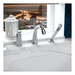 trim set Anzzi BATHROOM - Faucets - Bathtub Faucets - Deck Mounted Chrome