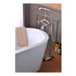 clawfoot bathtub bathroom ideas Anzzi BATHROOM - Faucets - Bathtub Faucets - Freestanding Nickel