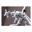 free standing tub next to shower Anzzi BATHROOM - Faucets - Bathtub Faucets - Freestanding Chrome