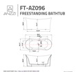 free tubs Anzzi BATHROOM - Bathtubs - Freestanding Bathtubs - One Piece - Acrylic White