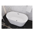 59 inch freestanding whirlpool tub Anzzi BATHROOM - Bathtubs - Freestanding Bathtubs - One Piece - Acrylic White