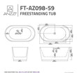 tub base for shower Anzzi BATHROOM - Bathtubs - Freestanding Bathtubs - One Piece - Acrylic White