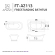 4 claw bathtub Anzzi BATHROOM - Bathtubs - Freestanding Bathtubs - One Piece - Acrylic White