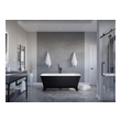 tub base for shower Anzzi BATHROOM - Bathtubs - Freestanding Bathtubs - One Piece - Man Made Stone Black