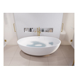 wooden foot tub Anzzi BATHROOM - Bathtubs - Freestanding Bathtubs - One Piece - Man Made Stone White