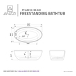 wooden foot tub Anzzi BATHROOM - Bathtubs - Freestanding Bathtubs - One Piece - Man Made Stone White