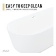 bathroom tub and tile ideas Anzzi BATHROOM - Bathtubs - Freestanding Bathtubs - One Piece - Man Made Stone White