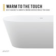 bathtub shower stopper Anzzi BATHROOM - Bathtubs - Freestanding Bathtubs - One Piece - Man Made Stone White
