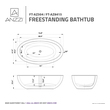 best soaking tub Anzzi BATHROOM - Bathtubs - Freestanding Bathtubs - One Piece - Man Made Stone White