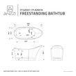 shower and freestanding tub ideas Anzzi BATHROOM - Bathtubs - Freestanding Bathtubs - One Piece - Man Made Stone White