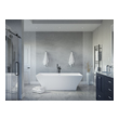 jetted tub for two Anzzi BATHROOM - Bathtubs - Freestanding Bathtubs - One Piece - Man Made Stone White