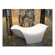 single jacuzzi tub Anzzi BATHROOM - Bathtubs - Freestanding Bathtubs - One Piece - Man Made Stone White