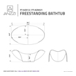 single jacuzzi tub Anzzi BATHROOM - Bathtubs - Freestanding Bathtubs - One Piece - Man Made Stone White