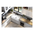 granite bowl sink Anzzi KITCHEN - Kitchen Sinks - Farmhouse - Man Made Stone White