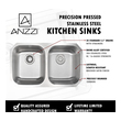 double sink fittings Anzzi KITCHEN - Kitchen Sinks - Undermount - Stainless Steel Steel