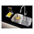  Anzzi KITCHEN - Kitchen Sinks - Undermount - Stainless Steel Double Bowl Sinks Steel