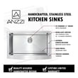 cover hole in sink Anzzi KITCHEN - Kitchen Sinks - Farmhouse - Stainless Steel Steel