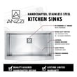 franke single bowl Anzzi KITCHEN - Kitchen Sinks - Farmhouse - Stainless Steel Steel