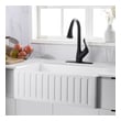 stainless steel kitchen sink with taps Anzzi KITCHEN - Kitchen Faucets - Pull Down Black