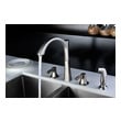 single handle pull down kitchen faucet Anzzi KITCHEN - Kitchen Faucets - Standard Nickel