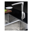 difference between pull out and pull down kitchen faucet Anzzi KITCHEN - Kitchen Faucets - Standard Nickel